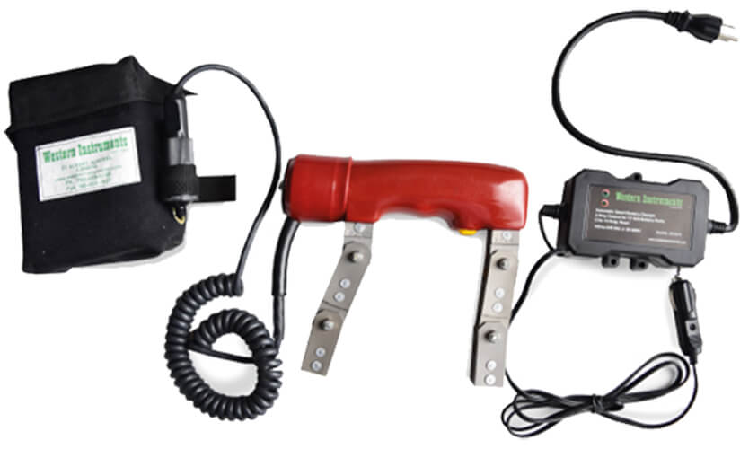 Magnetic Yokes Buy Western Instruments WC 8 Compact 12 Volt Pulsed DC Magnetic Yoke With 7 Amp 