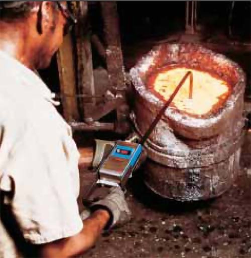 Dipstick Temperature Meter System