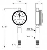 Rex 1600-A Type A Durometer RX-1600-A for Soft Rubber, Plastics and ...