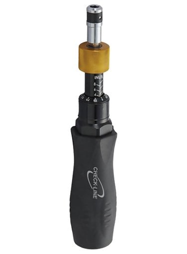 Checkline CTS-25 Adjustable Torque Screwdriver, 5-25 lb-in