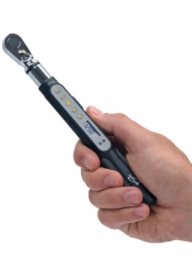 Checkline DTF-50 Digital Torque Wrench, Capacity 53 lb-in / 6 Nm, 1/4" F Hex Drive