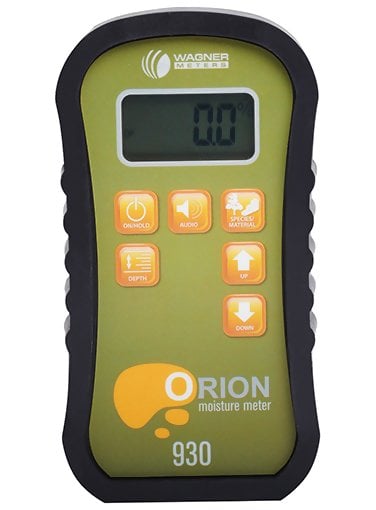 Wagner Orion 930 Dual Depth Pinless Wood Moisture Meter, Tester, Content Reader, Gauge, 890-00930-001, 637743930006