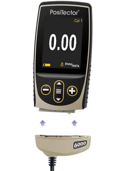 DeFelsko FNRS3-G PosiTector 6000 FNRS3 Coating Thickness Gauge with Advanced Body, Right Angle Cabled Probe, Measures Coatings on All Metals, 0-60 milsDeFelsko FNRS3-G PosiTector 6000 FNRS3 Coating Thickness Gauge with Advanced Body, Right Angle Cabled Probe, Measures Coatings on All Metals, 0-60 mils