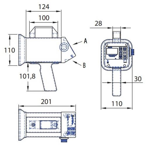 Shimpo DT366 Battery Powered LED Stroboscope