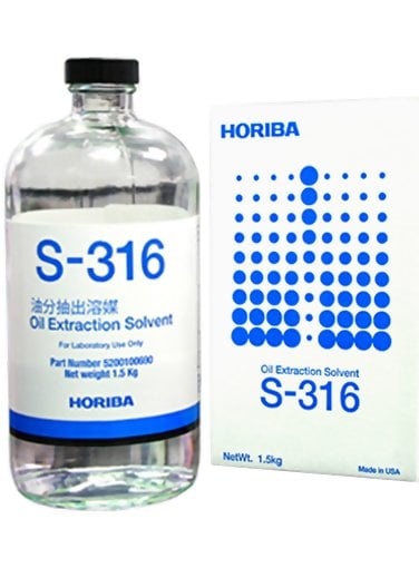 Horiba S-316 # 100690 Extraction Solvent Oil 1.5 Kg Bottle Extractant # 5200100690