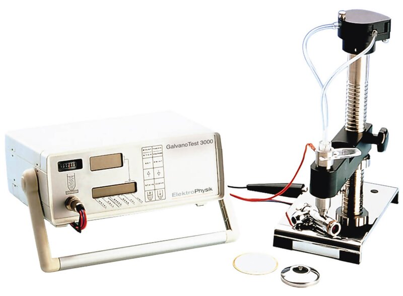 ElektroPhysik 803040001 GalvanoTest GAL 3000 Coating Thickness Gauge using the coulometric