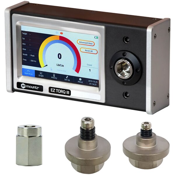 Mountz 070811 EZTorQ III Torque Analyzer, 50i5 50 lbf.in, 56.5 565