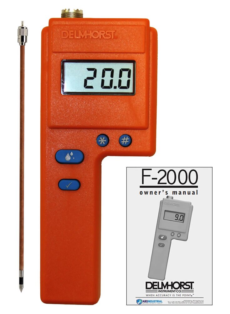 Delmhorst F-2000/1235/18 Digital Moisture Meter for Hay F-2000, Value 18" Package