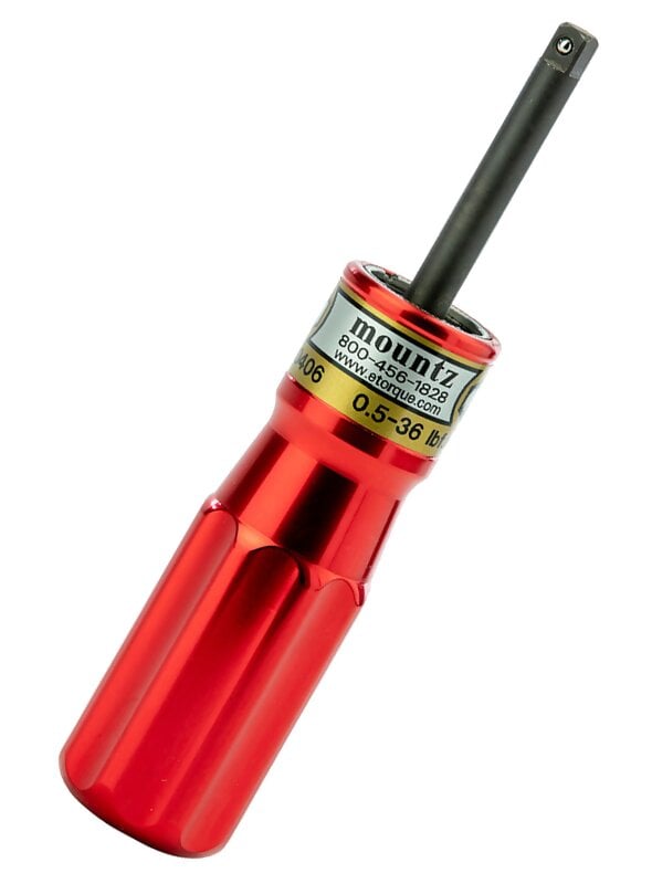 Mountz 020078 TLS Standard TLS0406 Preset Torque Screwdriver, Red Color