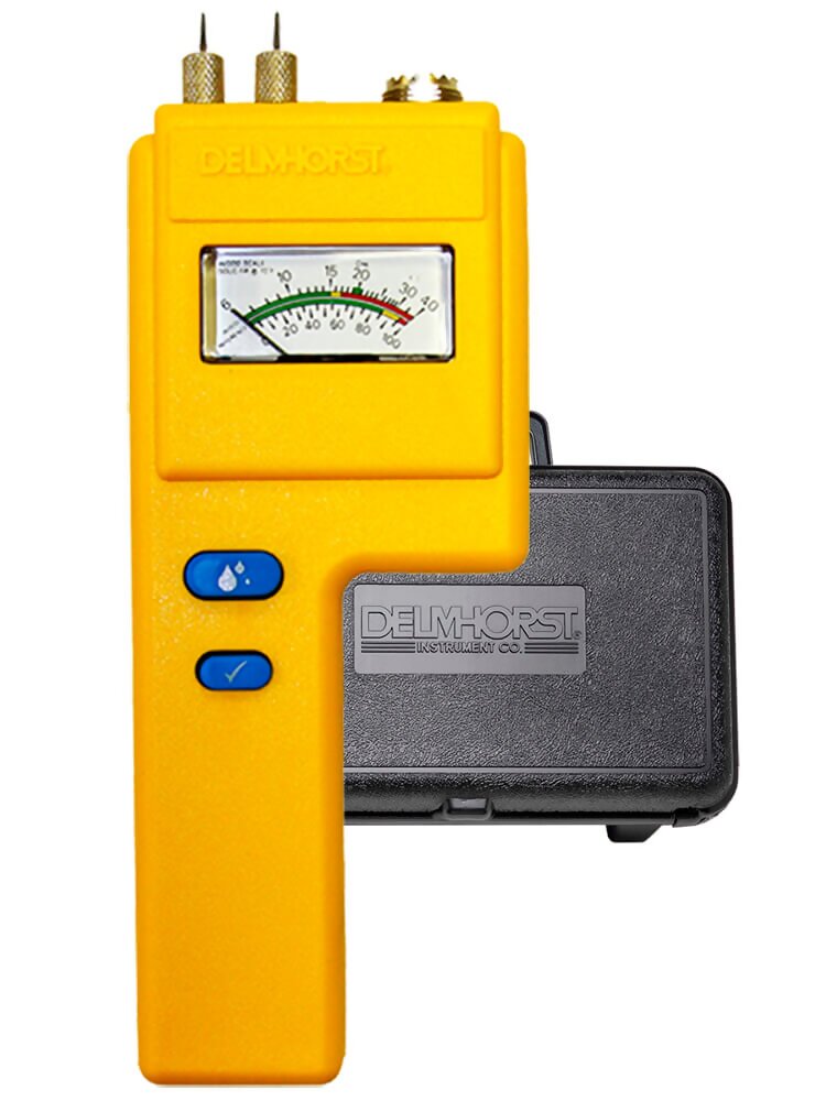 Delmhorst BD-10W/CS Analog Pin-Type Moisture Meter for Building Inspection, Individual Instrument