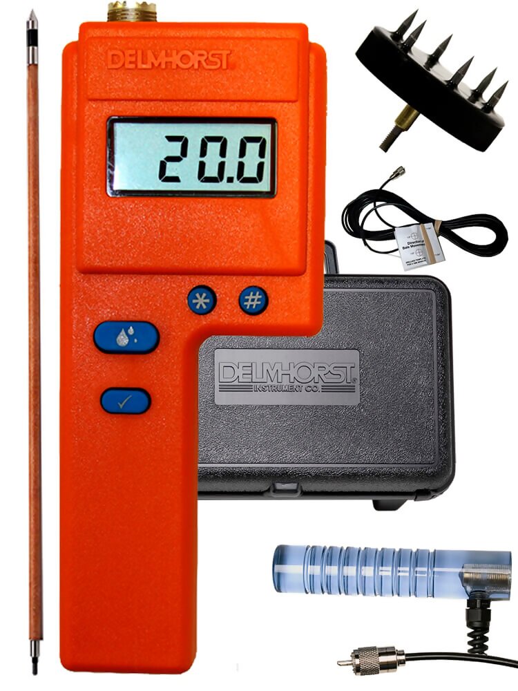 Delmhorst FX2000/PKG Digital Moisture Meter for Hay, Deluxe Package