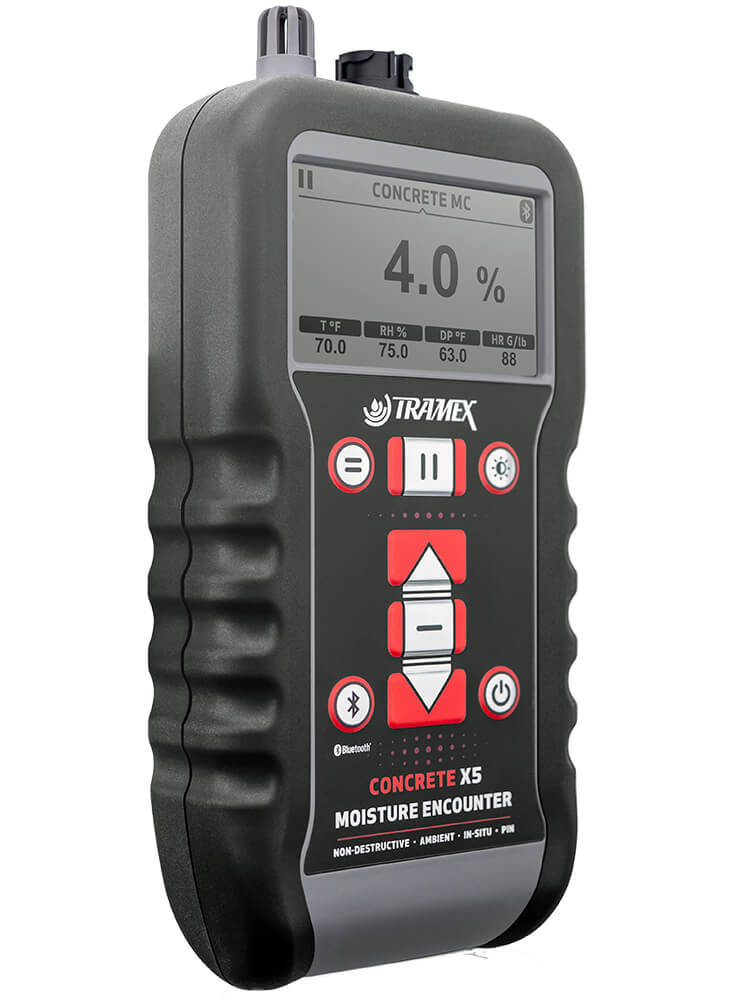 Moisture Meters Buy Tramex CMEX5 Concrete Moisture Encounter X5