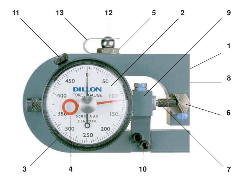 Dillon 303880017 XC Mechanical Force Gauge Compression Calibration