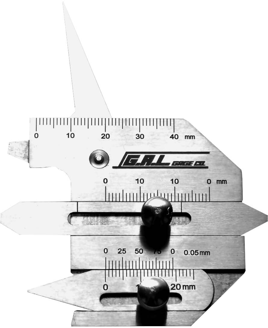G.A.L. Gage Co. GAL31 MultiPurpose Welding Gauge 31, Metric