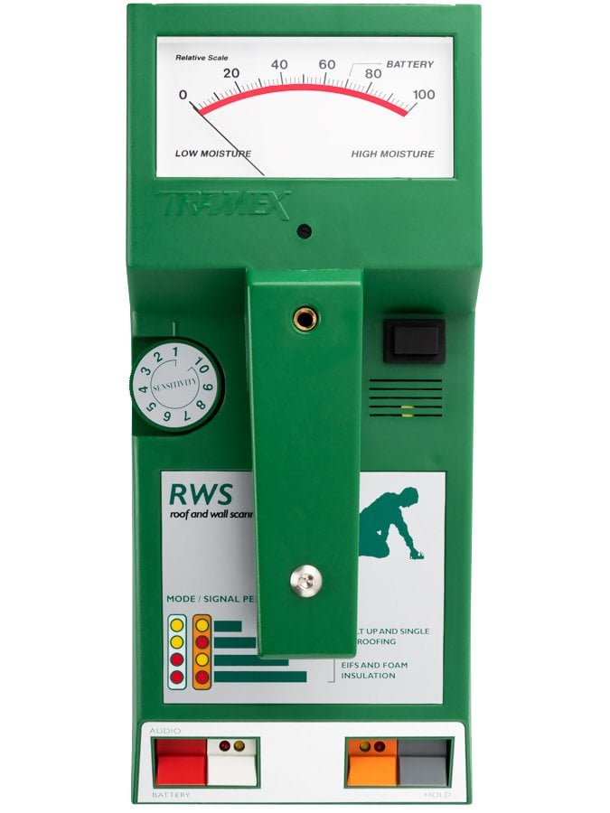 Tramex RWS Roof Moisture Meter, Moisture Sensor for Roofing, Leak Seeker, Wet Wall Scanner, Leak Tracing, ASTM D7954