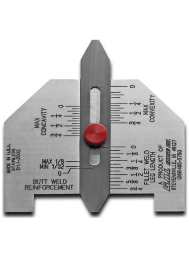 G.A.L. Gage Co. Cat # 6 Automatic Weld Size AWS Type Gauge GAL-6