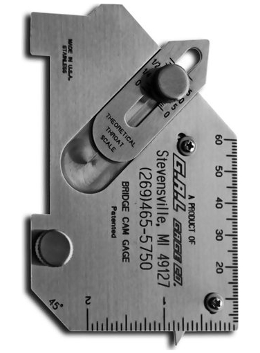 G.A.L. Gage Co. Cat # 4 Bridge Cam Gauge GAL-4, Cambridge Gauge, Inch & Metric