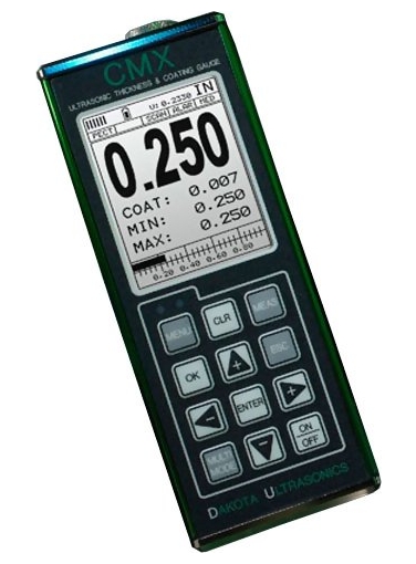 Dakota Ultrasonics CMX1 (CMX) Ultrasonic Coating and Wall Thickness Gauge Z-170-0003 / Z-170-0005