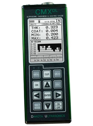 Dakota Ultrasonics CMX1-DL (CMXDL) Data-Logging Ultrasonic Coating Thickness Z-171-0003 / Z-171-0005