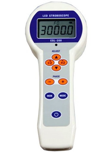 Imada ESL-200 Portable LED Stroboscope, 6.0 - 150,000 fpm / rpm