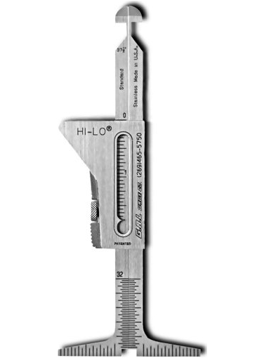 G.A.L. Gage Co. Cat # 1 HI-LO Welding Gauge GAL-1, Inch & Metric