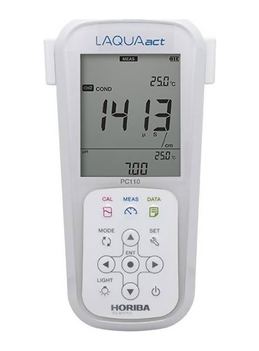 Horiba LAQUAact PC-110 Portable pH / ORP / Conductivity Meter, # 3200739850