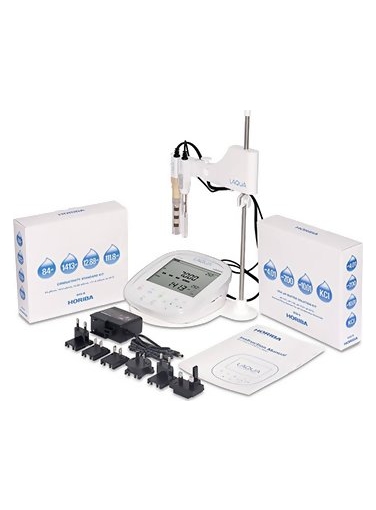 Horiba LAQUA PC1100-S # 3999960180 Benchtop pH / ORP / Conductivity / Resistivity / Salinity / TDS Meter Kit