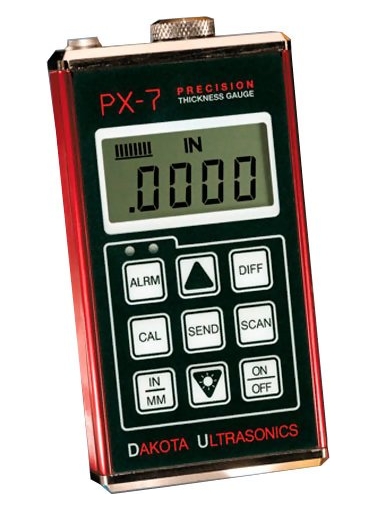 Dakota Ultrasonics PX-7 Precision Ultrasonic Wall Thickness Gauge Dakota Ultrasonics PX-7 Precision Ultrasonic Wall Thickness Gauge