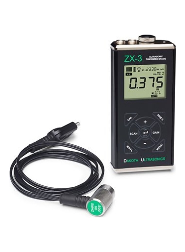 Dakota Ultrasonics ZX-3 Ultrasonic Wall Thickness Gauge Z-302-0001 / Z-302-0003