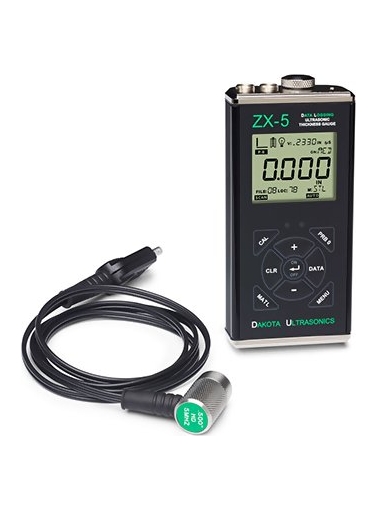 Dakota Ultrasonics ZX-5DL Data Logging Ultrasonic Wall Thickness Gauge Z-304-0001 / Z-304-0003