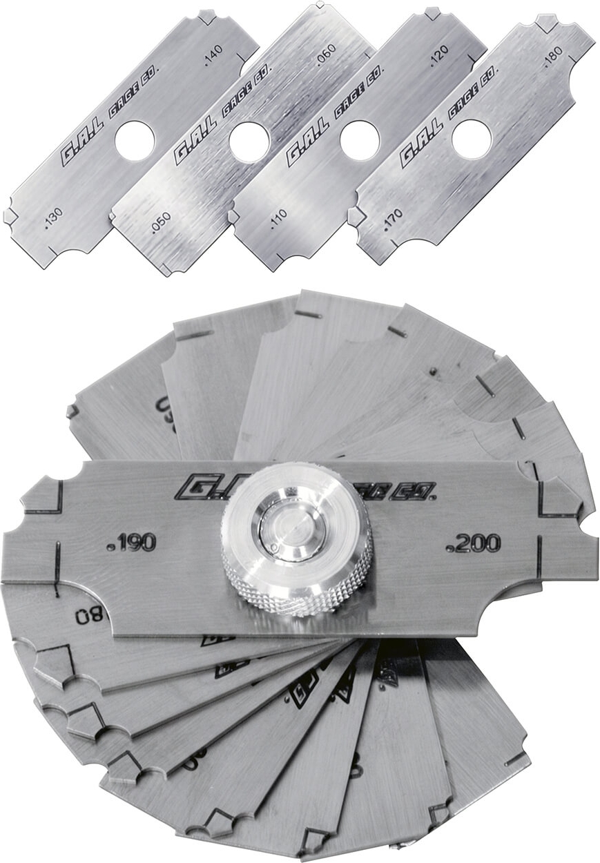G.A.L. Gage Co. Cat # Decimal Fillet Weld Set - 8-Piece GAL-Decimal-Fillet, Inch Only