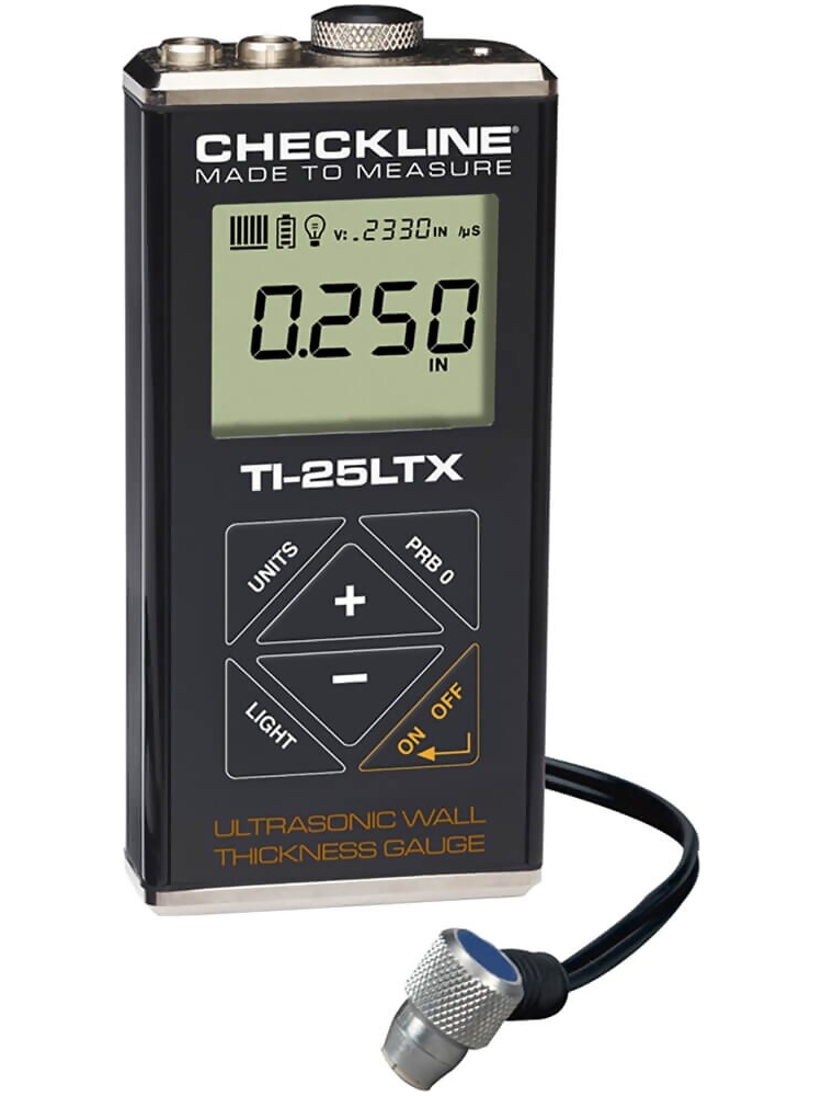 Checkline TI-25LTX Steel Only Ultrasonic Wall Thickness Gauge