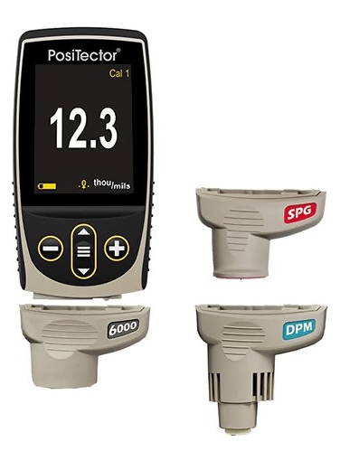 DeFelsko KITFT1 PosiTector Inspection Kit with Standard Gage Body, 6000-FT, DPM and SPG Probes