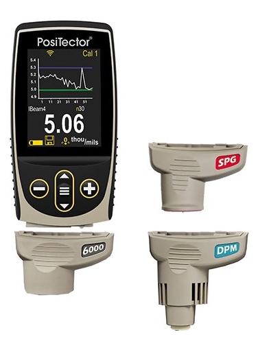 DeFelsko KITFT3 PosiTector Inspection Kit with Advanced Gage Body, 6000-FT, DPM and SPG Probes