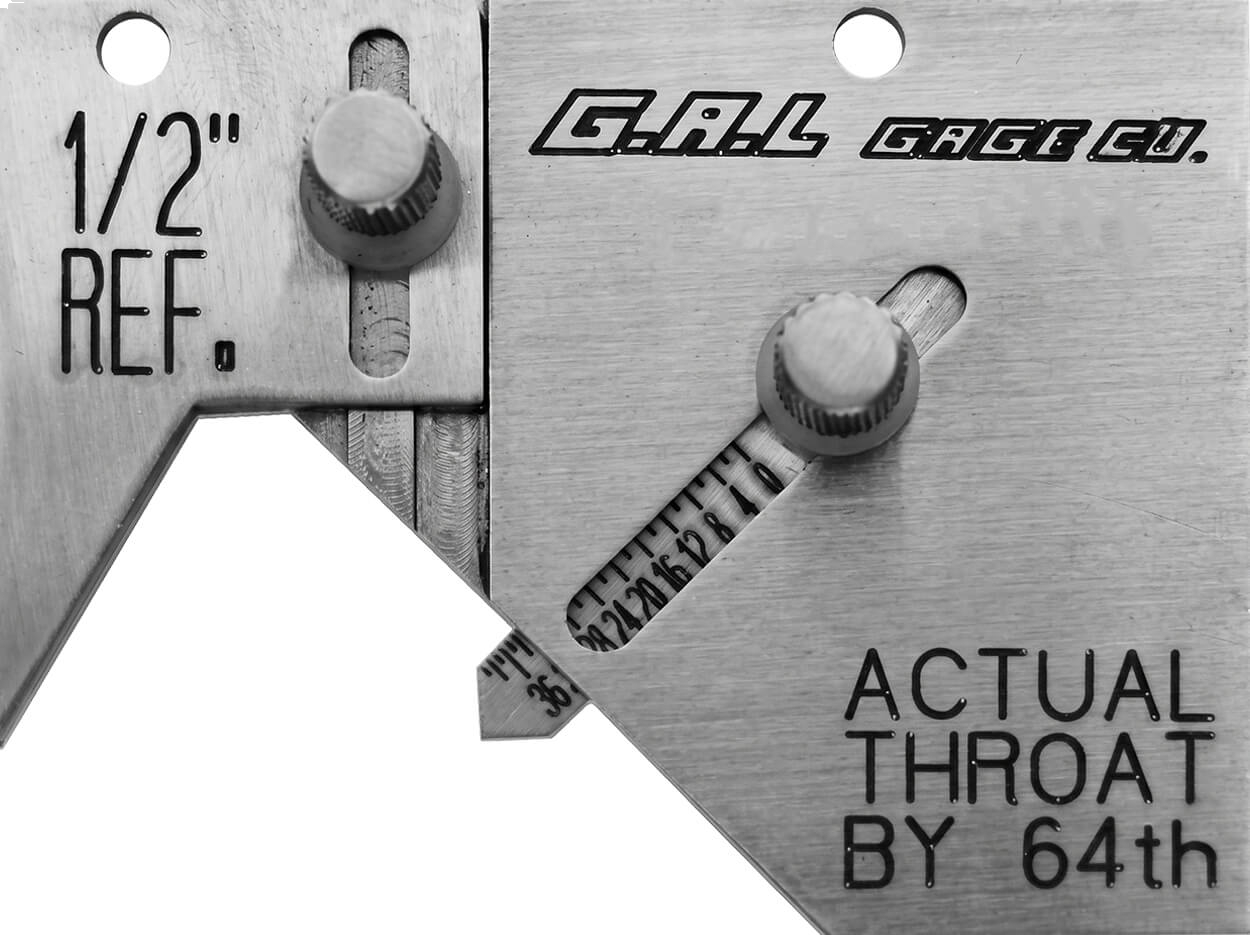 G.A.L. Gage Co. Cat # 14 Mini Sub Socket Weld Gauge GAL-14