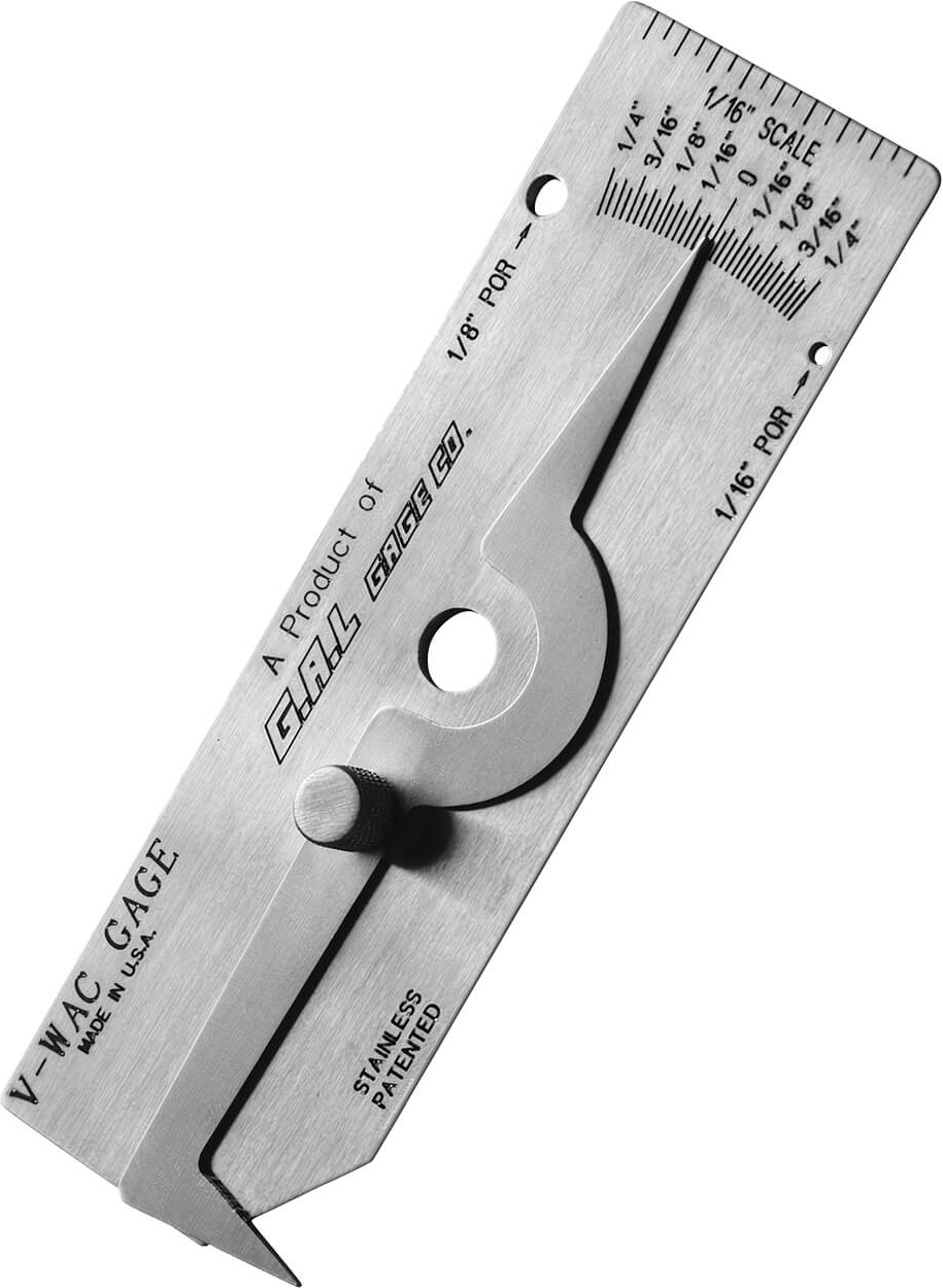 G.A.L. Gage Co. Cat # 5 V-WAC Single Weld Gauge GAL-5