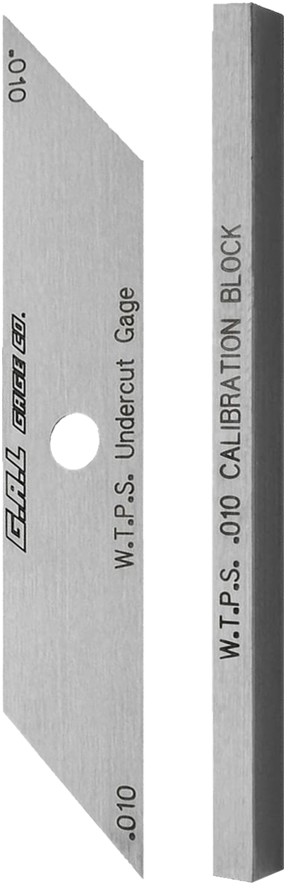 G.A.L. Gage Co. Cat # 7 W.T.P.S. Gauge with Calibration Block GAL-7