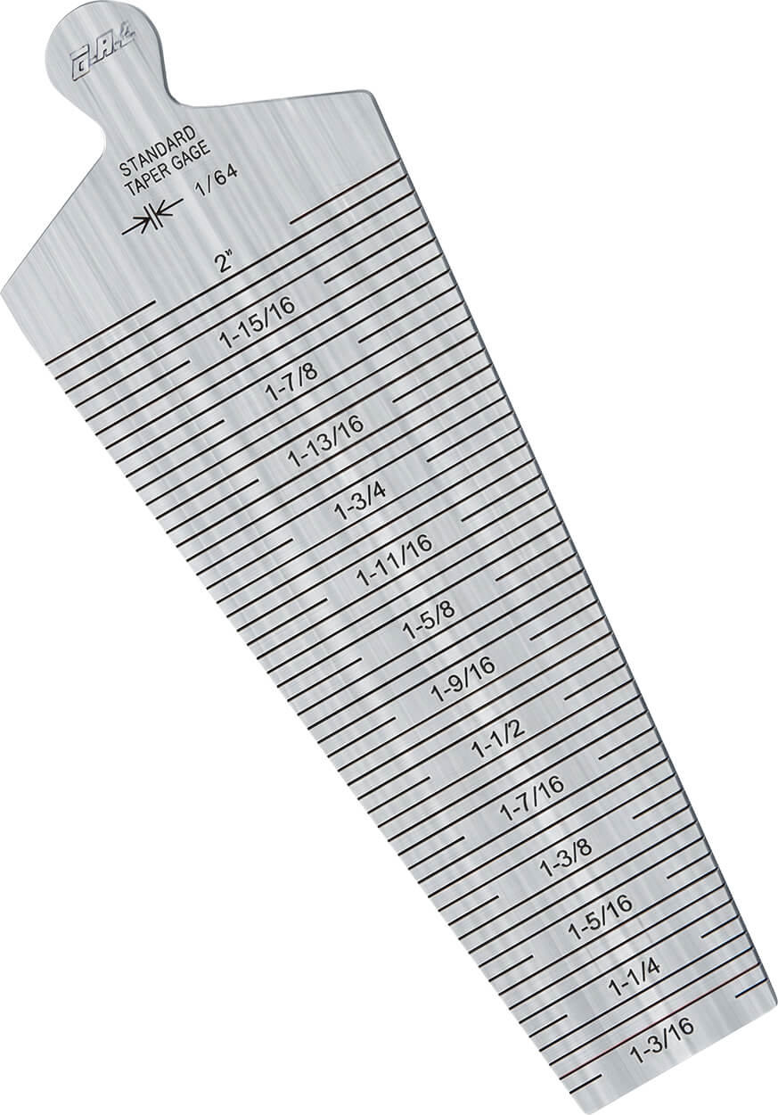 G.A.L. Gage Co. Cat # SUB 28c Taper Gauge GAL-SUB28c, Inch & Metric