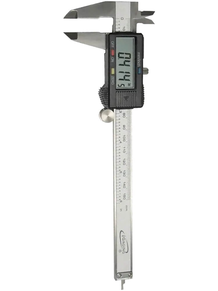 G.A.L. Gage Co. Cat # IG100-030N Stainless Steel Economy Electronic Caliper GAL-IG100-030N, Inch and Metric