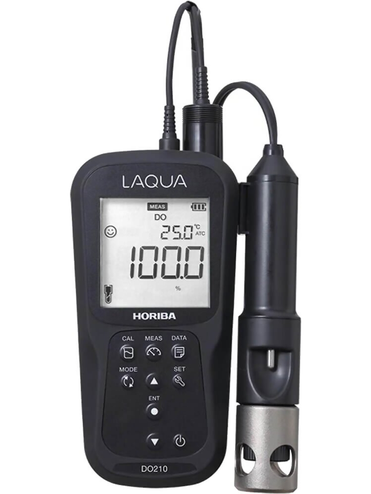 Horiba LAQUA DO210-K Handheld Dissolved Oxygen / Temperature Meter Kit - Memory 500 Data, #3200779530