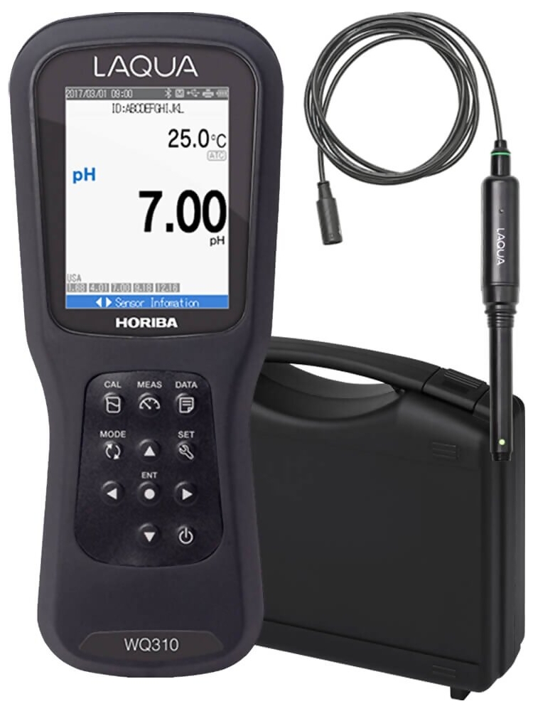 Horiba LAQUA WQ-310DO-K Handheld pH / ORP / Conductivity / Salinity / Resistivity / TDS / Ion / Dissolved Oxygen / Temperature Meter #5700043028