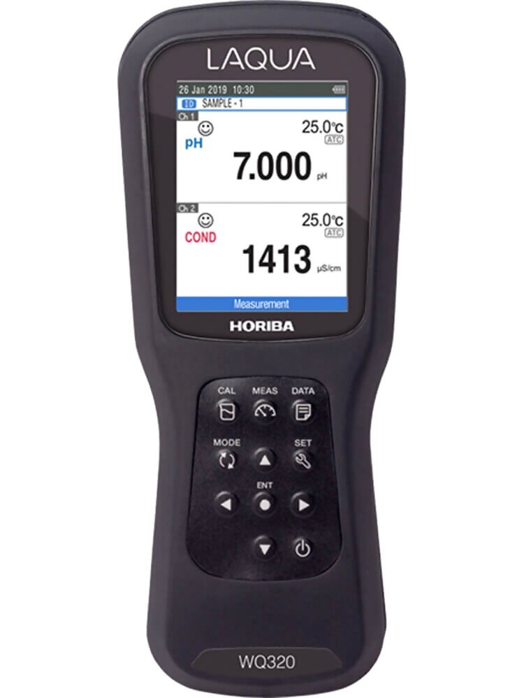 Horiba LAQUA WQ-320-K Handheld pH / ORP / Conductivity / Salinity / Resistivity / TDS / Ion / Dissolved Oxygen / Temperature Meter #3200832606
