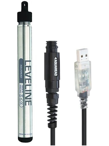 NKE Leveline LL-GAUGE-CTD-PACKAGE Gauge Titanium Water Level