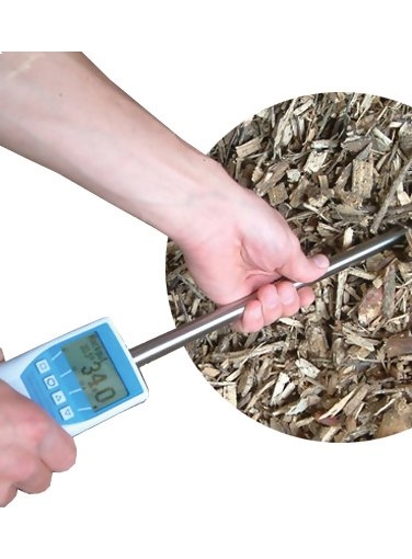 Humimeter BLL Wood Chip Moisture Meter with Insertion Probe