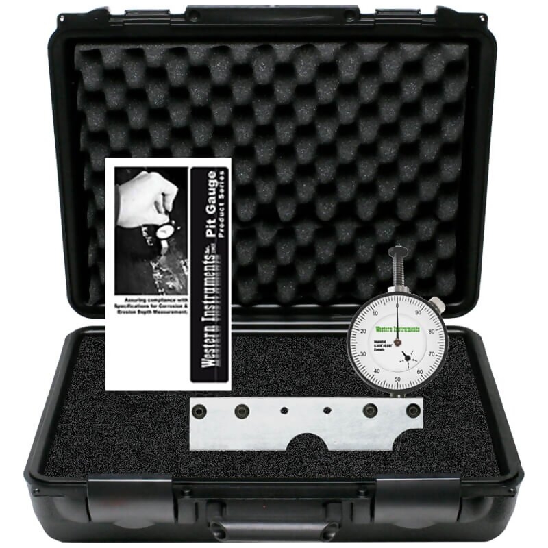Western Instruments N88-11B Jr. Bridging Pit Depth Gauge Basic, Measures Corrosion and Material Loss