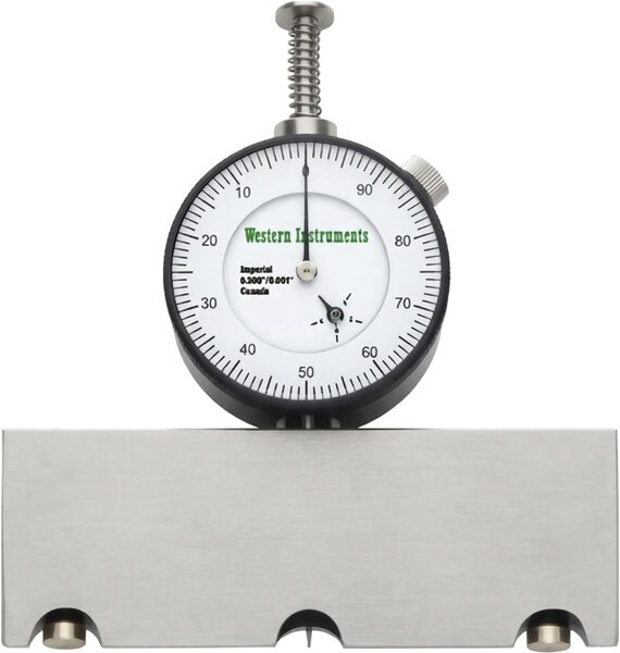 Western Instruments N88-3M Basic Plus Magnetic Pit Depth Gauge Center Mount 3.5
